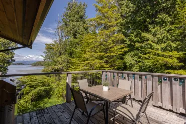 Private deck with BBQ