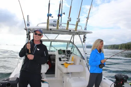 Double header Coho on the Bucktail!